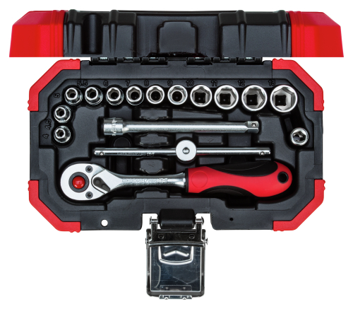 [306000130] SOCKET SET 1/4" SW 4-13mm, 16-piece R49003016, 3300050 *A*
