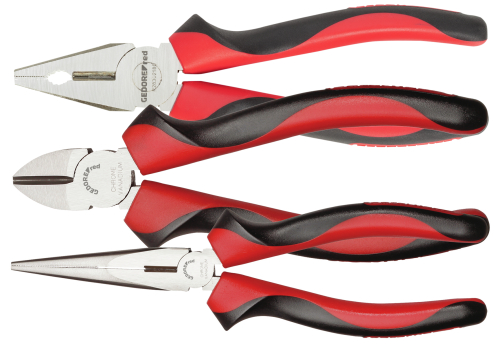 [306003375] GEDORE-RED PLIERS SET 2C-HANDLE 3-PIECE R28002003 - 3301155