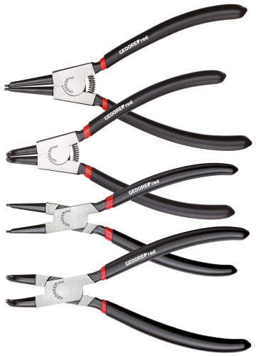 [306003380] GEDORE-RED LOCKING RING PLIERS 19-60mm SET 4-PIECE. R28002004 - 3301156