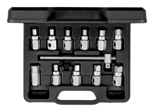 [306004095] OIL DRAIN WRENCH SET Q-HANDLE 3/8", 12-PIECE R15553004, 3301544
