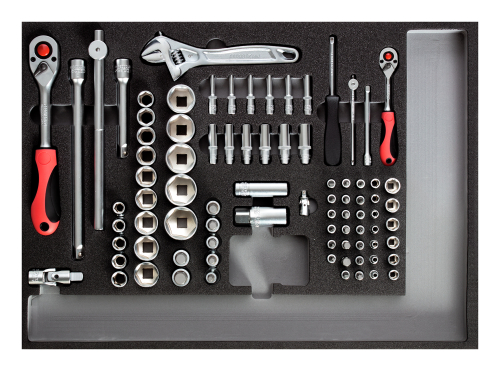 [306004470] SOCKET WRENCH SET 1/4+1/2 CT-MODULE 87-DLG R22350000, 3301681