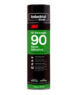 [001000120] 3M ADHESIVE SPRAY 90 HI-STRENGTH TRANSPARENT SPRAY CAN 500ML.