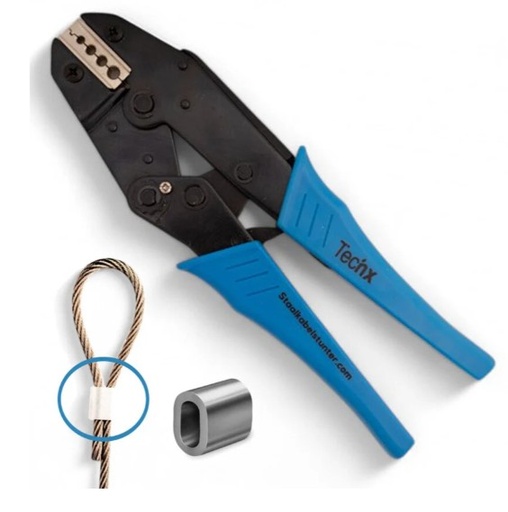[914002795] KABELPERSTANG ST001 T.B.V. ALU PERSKLEMMEN 1,5-2mm 