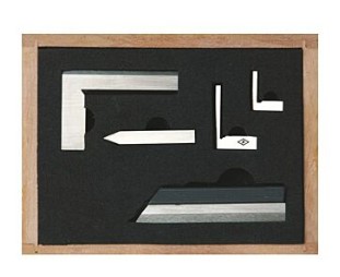 [914010370] INSTRUMENTENMAKERS SET  5M16.1.90 LINEAAL EN HOEKHAAK