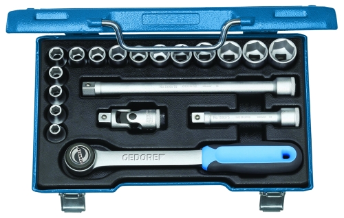 [001011005] SOCKET WRENCH SET 19 JMU-3 1/2" 19-piece 8-24mm 2682842