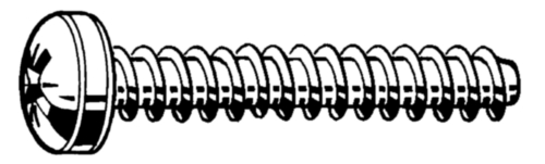 [931000295] SCHROEF ZELFDR. VORMEND BCK-KK 3,5x10 VERZINKT