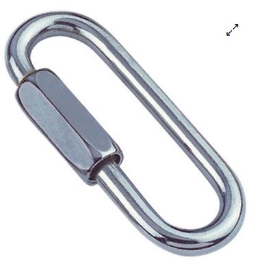 [963000110] NOODSCHALM XL RVS 316 12mm (GROTE OPENING = 23mm)