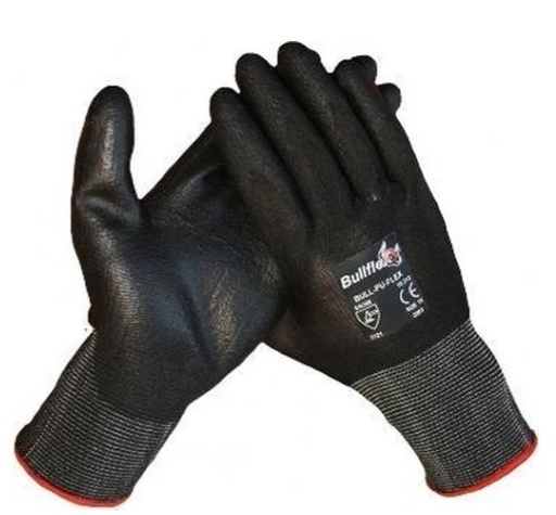 [972000580] BULLFLEX HANDSCHOENEN PU MT.8 / M ZWART (ds 240 pr) 20312