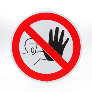 [972006995] STICKER TOEGANG VERBODEN PP ? 200MM150.3222.03