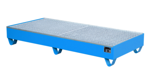 [972007395] COLLECTION BIN WITH GRID 1800x800x275mm 202L, GRID, BLUE for 3 DRUM 200 LTR