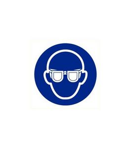 [972008315] STICKER OOGBESCH.VERPLICHT 200mm 150.3432.J8