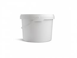 [974004980] WHITE PP BUCKET 5.7 ltr (WITHOUT LID) D=22.5cm