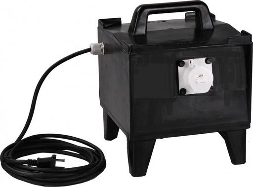 [977000210] SCHEIDINGSTRAFO 2200W 230V/3P/16A 12U + SCHUKO