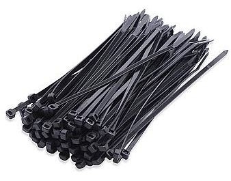 [978000200] BUNDELBANDJES 360x4,5mm ZWART 