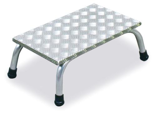 [978007730] ASSEMBLY LADDER H=200mm 1 STEP ALUMINUM CHECKER PLATE 203424