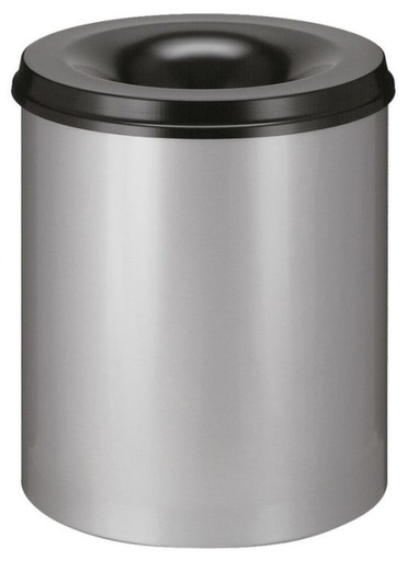 [978012070] SELF-EXTINGUISHING WASTE BIN 80 LTR. ST/ALU HX Ø550X470mm