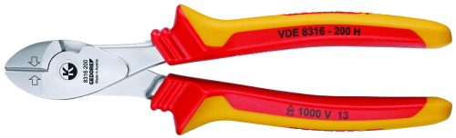 [001155100] GEDORE VDE SIDE CUTTING PLIERS POWER 8316-200 H 1551000