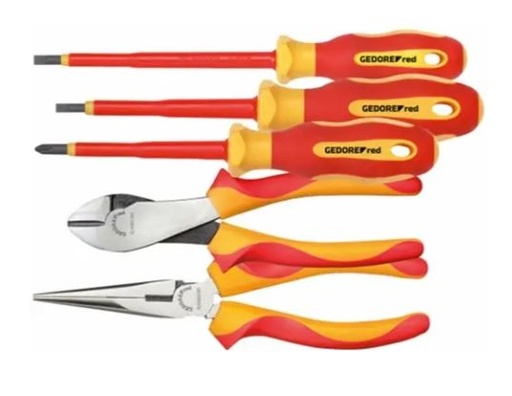 [306004605] GEDORE-RED VDE TANG EN SCHROEVENDRAAIER SET 5-DLG. R39002005 - 3301414