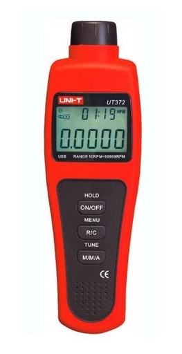 [916003110] UNI-T TACHOMETER UT-372 CONTACTLOOS 10 TOT 99,999 RPM