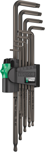 [165000460] TORX 967/9TX XL HF 1 9-PIECE PIN KEY SET WITH HOLDING FUNCTION