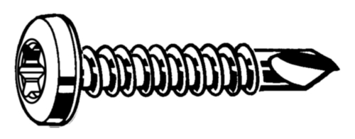 [044000885] ZELFBORENDE SCHR MAXXFAST RVS 4,2x25mm (+TTAP SCHROEFBIT) alleen volle verpakk.