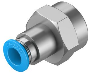 [084002325] INSERT SCREW COUPLING QSF-3/8-8-B 153027
