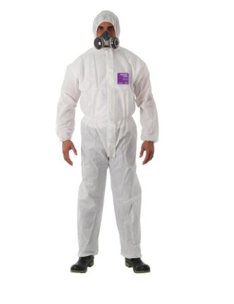 [094000220] ANSELL ALPHA TEC DISPOSABLE OVERALL 5XL MODEL 111 RED