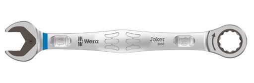[165001895] WERA 6000 JOKER RING RATCHET WRENCH 19MM