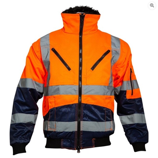 [275000065] PILOTJACK AGATHA OXXA 0962 MT 3XL ORANJE/MARINEBLAUW