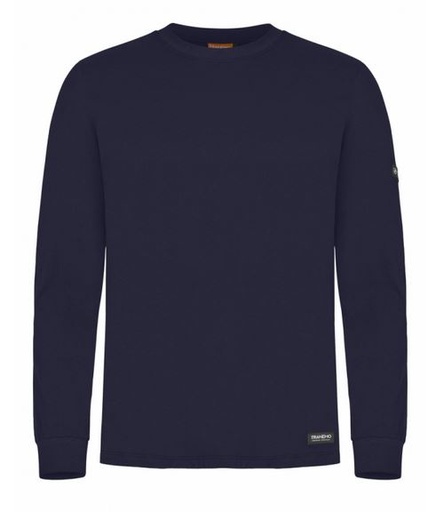 [312000035] T-SHIRT LANGE MOUWEN VLAMVERTRAGEND 594789 MARINE 03 MT: XXL