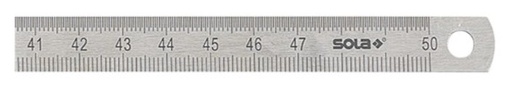 [916000050] LINIAAL RVS 300x13x0,5mm  MM/INCH VERD. 