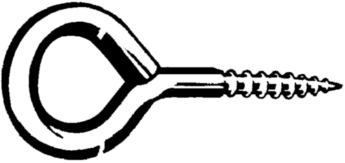 [047000415] SCHROEFOOG ELVZ 9,5X45mm MET HOUTSCHROEFDRAAD