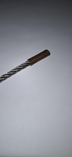 [963000010] TEXTIELTAPE BRUIN 19MM X 50MTR. T.B.V. STAALKABELS VKGBR1950