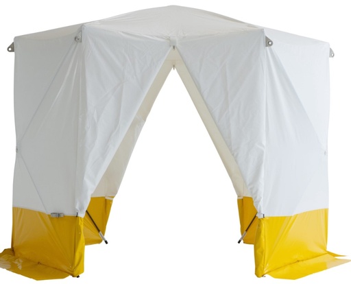 [978000370] TENT 270.H5S 2,50X2,70X2,00M 5-SEC 6KANT IN DRAAGTAS+HARINGEN+LIJNEN (VLAMVERTR.)