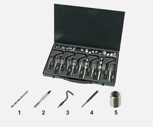 [064009765] SET COMPLETE PHAN-COIL M5-12 COMBI *A* + DRILL + TAP + INPUT DEVICE. 28,880,1000