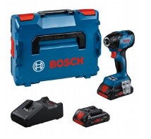 [065000485] ACCU SLAGSCHROEVENDRAAIER GDR 18V-210C MET 2 ACCU'S 4,0AH EN LADER IN L-BOXX *AKTIE*