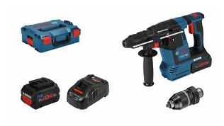 [065002350] BOORHAMER GBH 18V-26F M/WISSELKOP M/  2x 5,5AH ACCU + L-BOXX