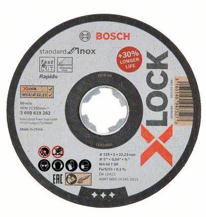 [066000105] CUTTING DISC X-LOCK EXPERT 125x1x22 2.608.619.262