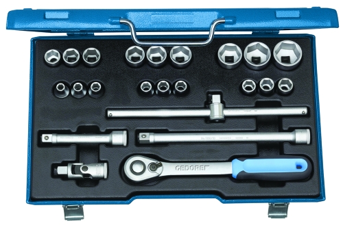 [001615105] SOCKET WRENCH SET 19 EMU20 1/2" 23-piece 8-32mm 2545837