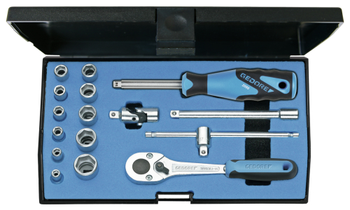 [001616222] DOPSLEUTELSET 20 EMU-10 1/4" 16-dlg 4-13mm 6162220