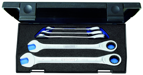 [089002235] SOCKET-IN RATCHET WRENCH SET 7R-005 5-piece 8-19mm 2297434 *A*