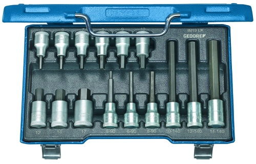 [089003330] SOCKET WRENCH SET 19TX 20 1/2"- 1/4" 34-piece 6129440