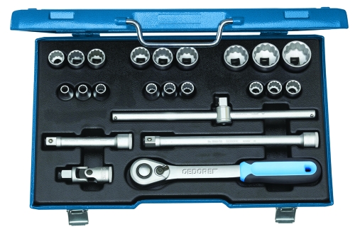[089010915] SOCKET WRENCH SET D19 EMU-20 1/2" 23-piece 8-32mm 2545845