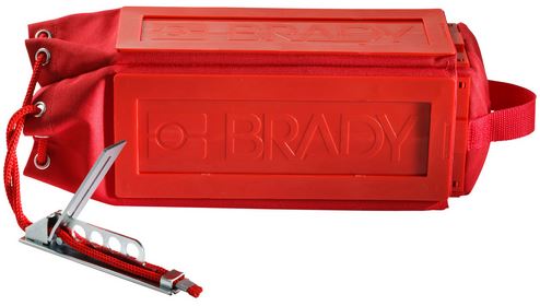 [094000860] VEILIGHEIDSHOES VOOR HANDBEDIENINGS- PANELEN 150587 355x127x127 ROOD