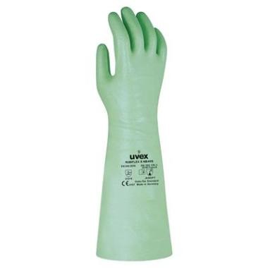 [094000940] UVEX HANDSCHOENEN RUBIFLEX S NB40S MT.9 NBR GROEN 40cm