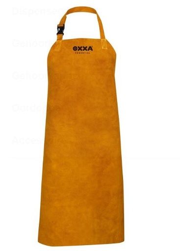 [094002515] WELDING APRON SPLIT COW LEATHER 80X120CM FLAME RETARDANT-HEAT RESISTANT