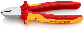 [110000595] KNIPEX VDE SIDE CUTTING PLIERS 70 06 180 L=180mm