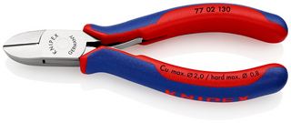 [110001005] KNIPEX ELECTRONICA ZIJSNIJTANG 77 02 130 L=130mm