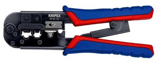 [110001390] KNIPEX KRIMPTANG 97 51 10 SB T.B.V. RJ-45 EN RJ11/12  WESTERN STEKKERS 