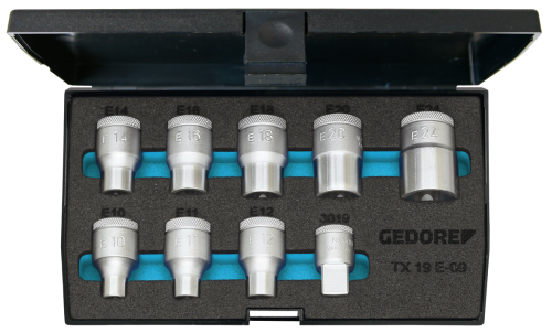 [001626597] DOPSLEUTELSET TX19 E-09 9-dlg E10-E24 6265970